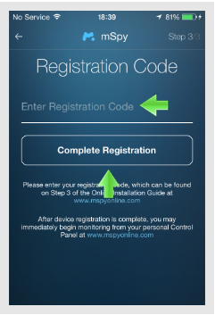 mspy nasıl kurulur registration